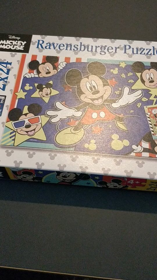 Mickey Mouse Puzzle | 4+ | 2 Puzzles mit 24 Teilen