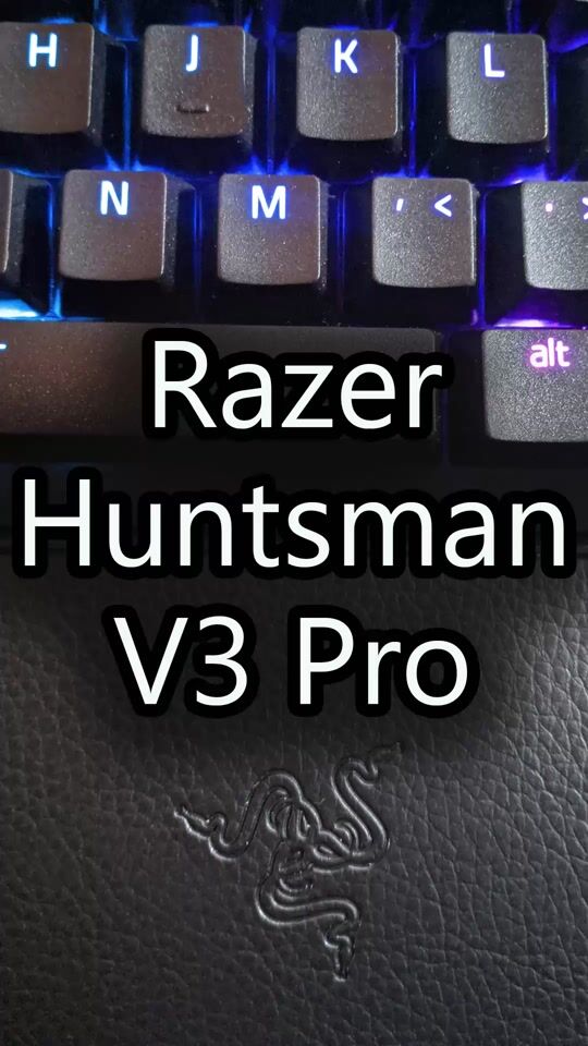 The Razer Huntsman V3 Pro is the perfect keyboard