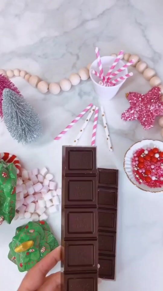 How to make chocolate without a mold, for your hot drinks!