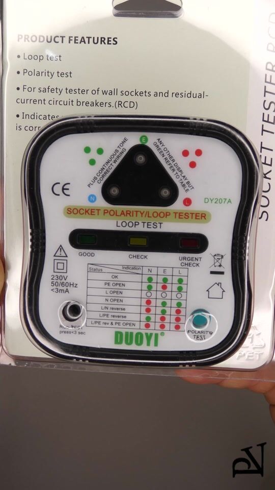 Topelcom DY207A Stromkabeltester