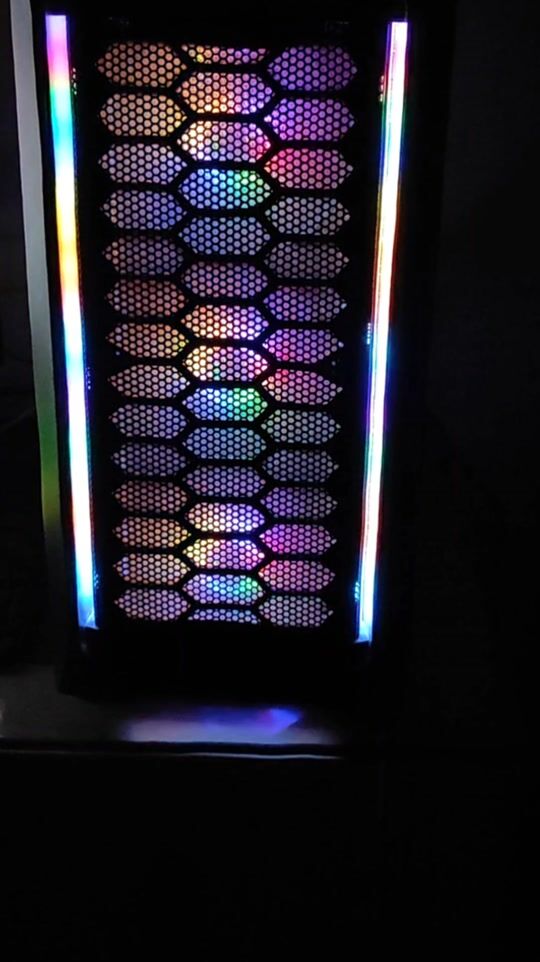 Carcasă computer Cougar MX410 Mesh-G RGB pentru jocuri, tip turn Midi