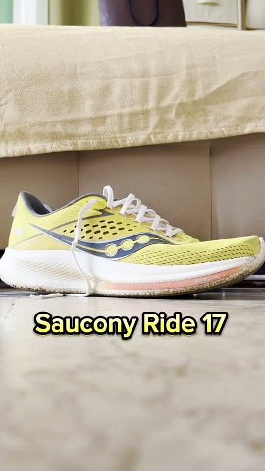 SAUCONY RIDE 17 🔉✅ SOUND ON  #sauconygreece #running #greece #run 
