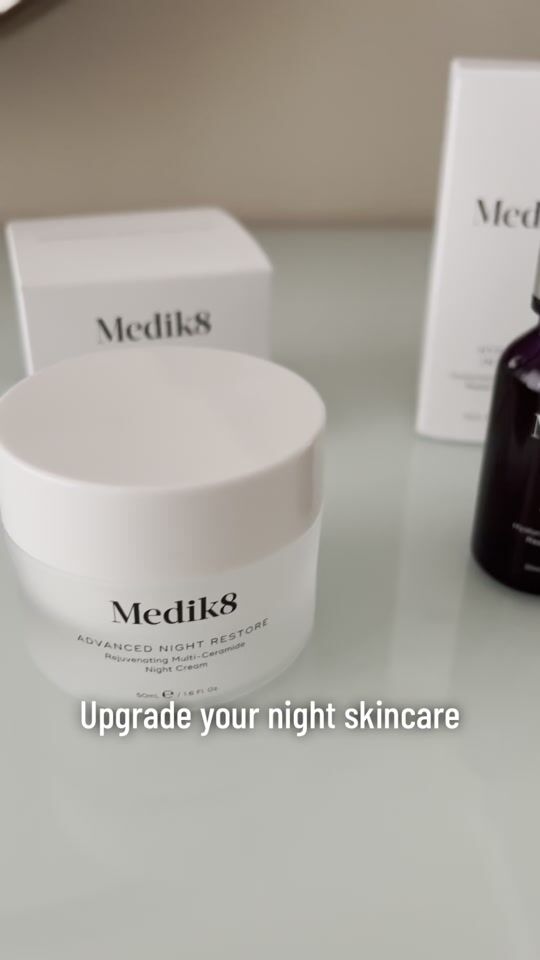 Upgrade your night skincare routine with products from Medik8!🧖🏻‍♀️