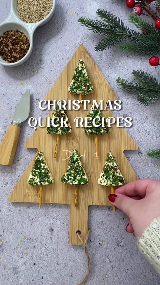 Christmas quick recipes (day 1) | Festive cheese triangles