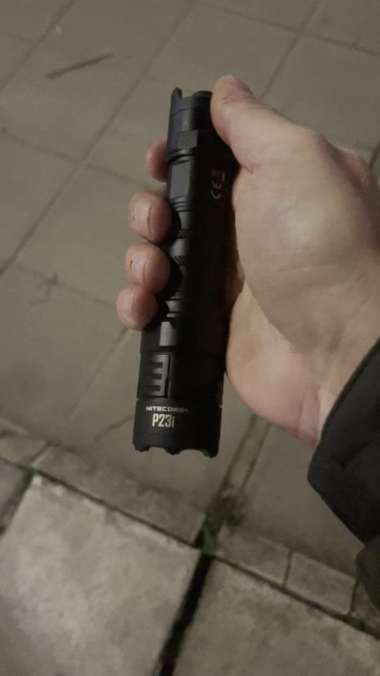 LED flashlight NITECORE PRECISE P23i, Tactical, Strobe Ready, 3000lm