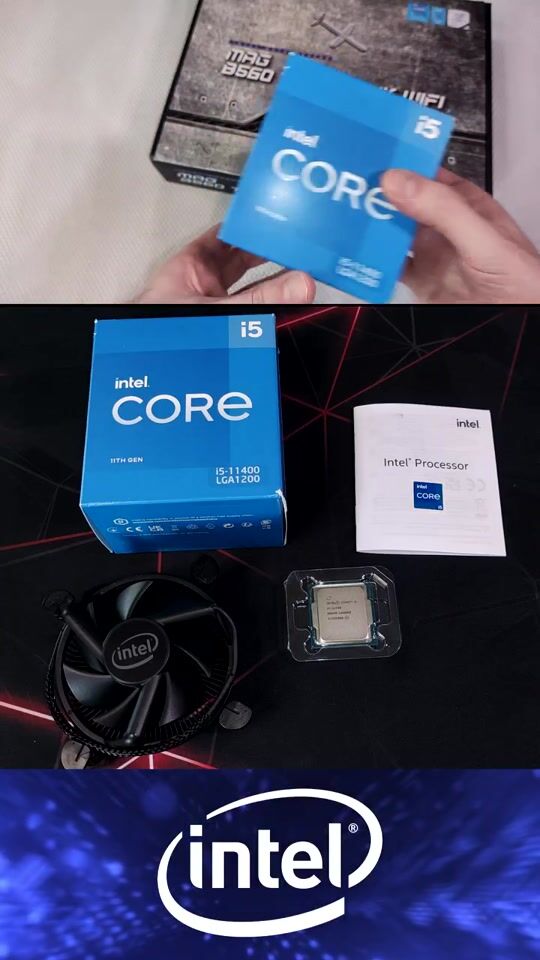 Unboxing Intel Core i5-11400 CPU