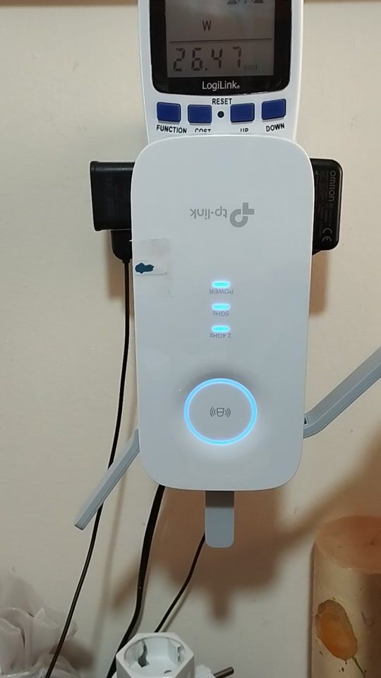 Ревю на TP-LINK RE450 v3 WiFi удължител Dual Band (2.4 & 5GHz) 1750Mbps