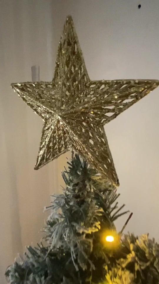 Christmas tree star top