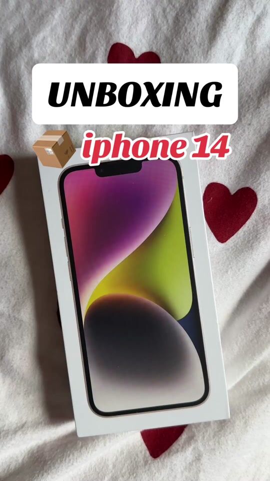 UNBOXING iphone 14 📦♥️