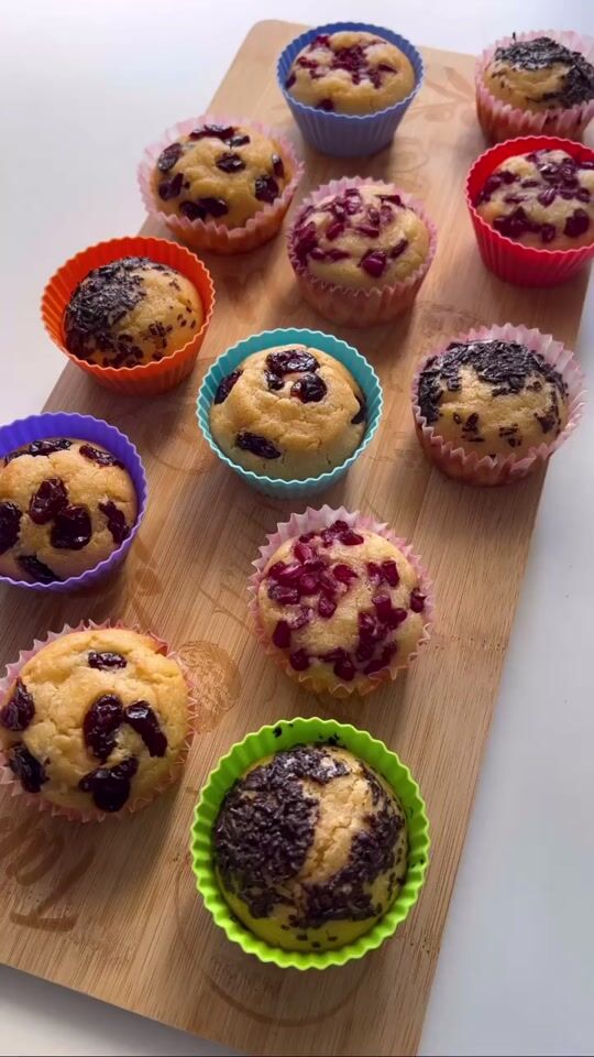 Muffins γιαουρτιού