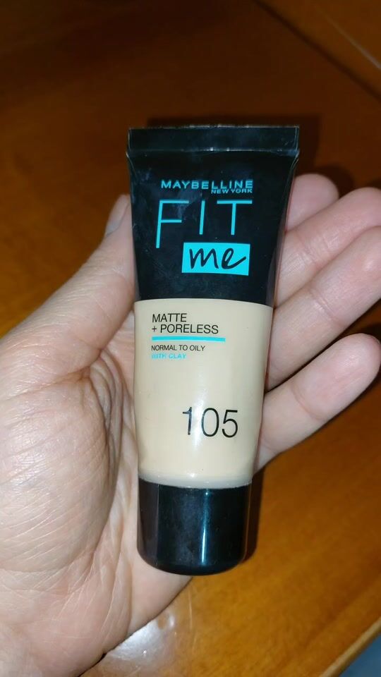 Maybelline New York's Fit Me Foundation! Full coverage and matte finish