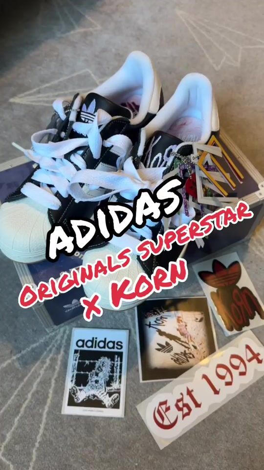 ADIDAS x KORN ♥️ the most collectible adidas superstar