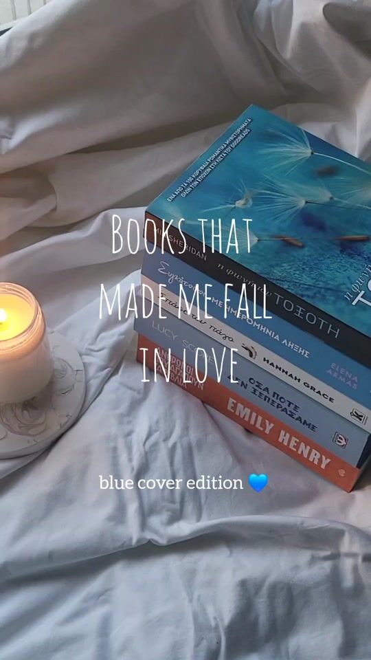 Romantic novels with blue covers ?