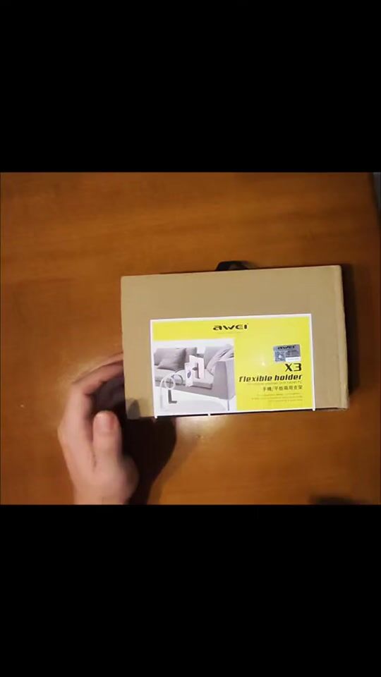 Unboxing Awei X3 Βάση Κινητού με Βραχίονα Μαύρο