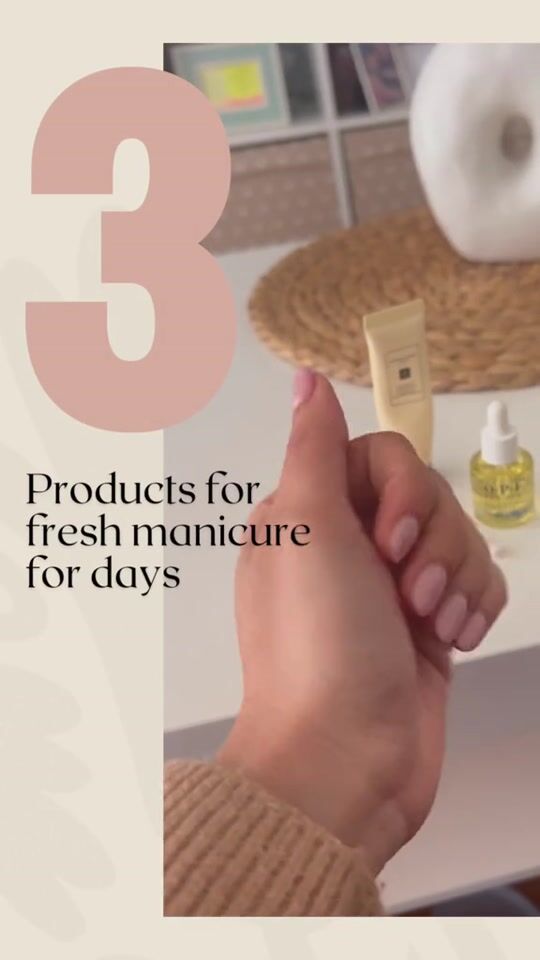 Make your manicure last longer with this products 💅🏻