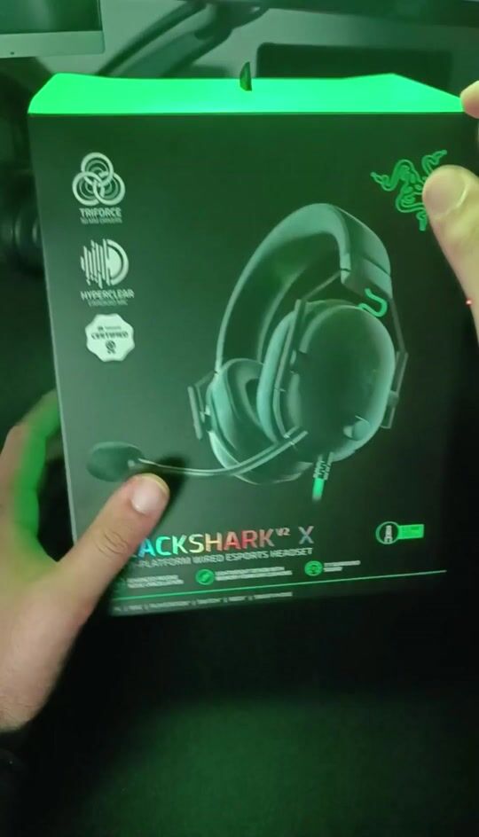 Razer BlackShark V2 X Over-Ear Gaming Headset mit 3,5-mm-Anschluss ??