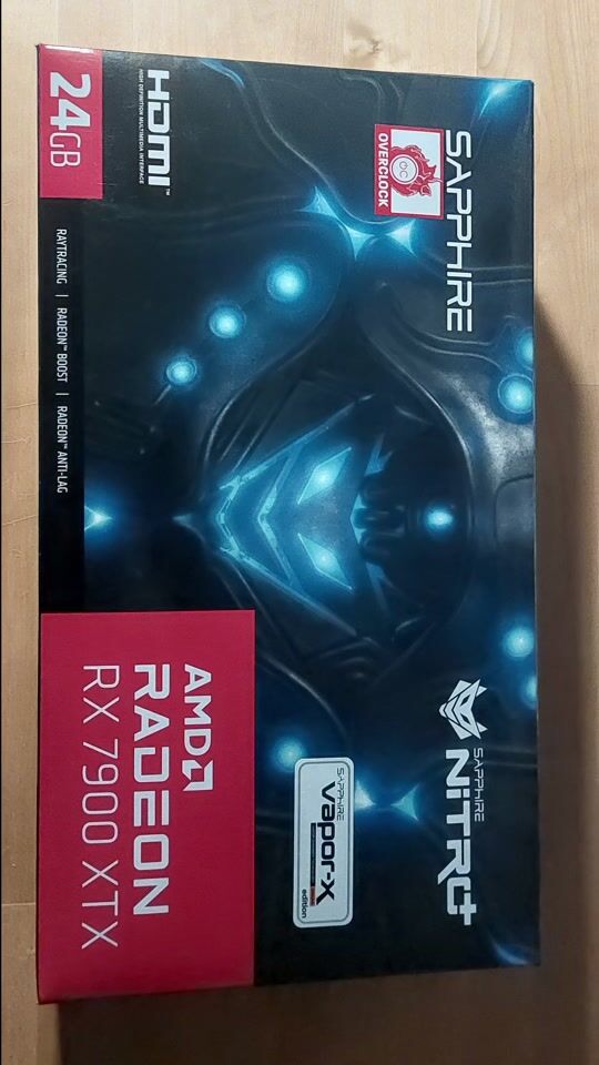 DAS UNGEHEUER DER GPU'S Sapphire Radeon RX 7900 XTX 24GB Nitro+ Vapor-X.