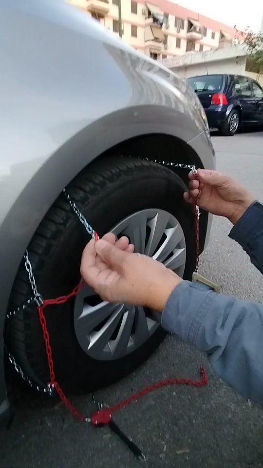 Installation of Snow Chains