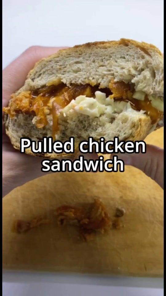 Pulled chicken sandwich!