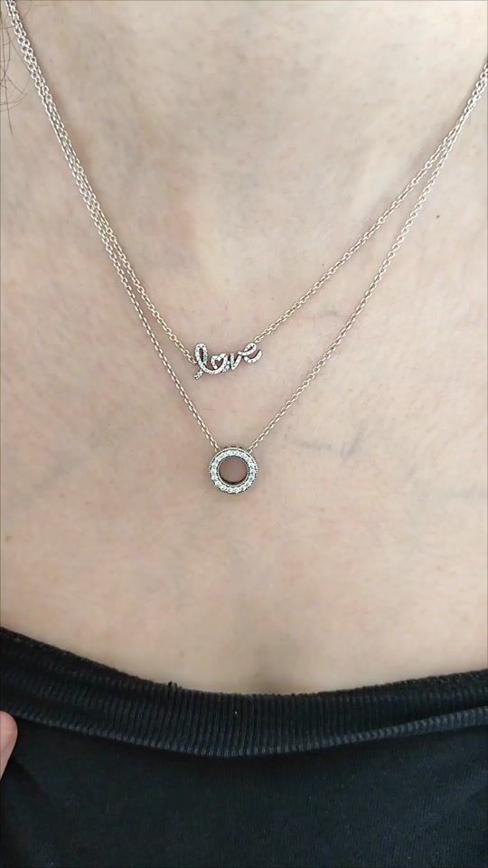 Love & Circle Pandora Necklace