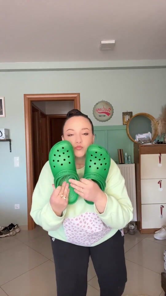 Favorite crocs + sporty look