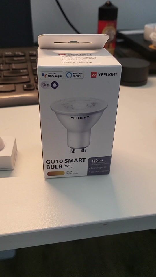 Automatic lighting with smart sensor and bulb via Home Assistant