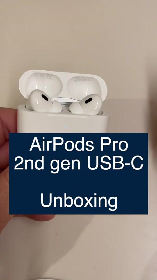 🎧 AirPods pro 2nd generation (USB-C) Unboxing!