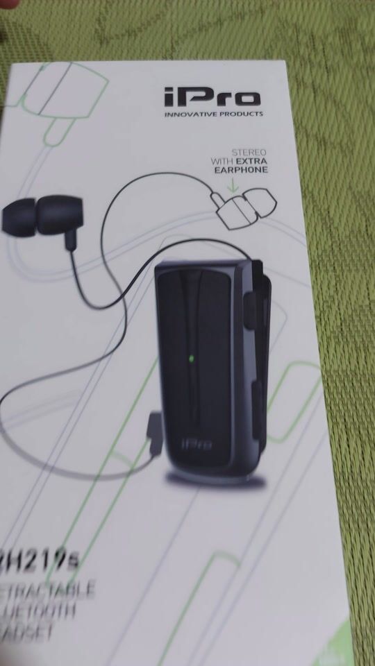 Review for iPro RH219s In-ear Bluetooth Handsfree Headphones Black/Grey