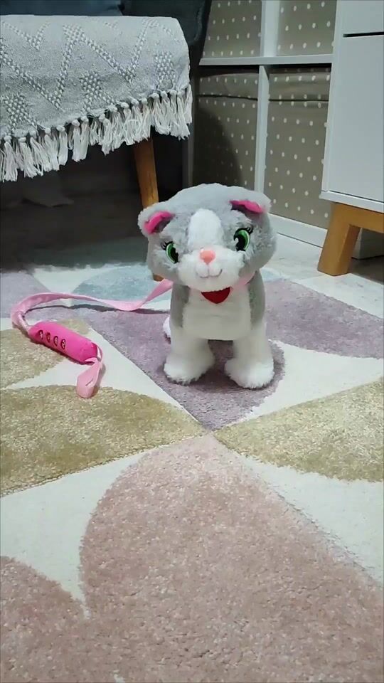 Interactive Plush Walking Cat