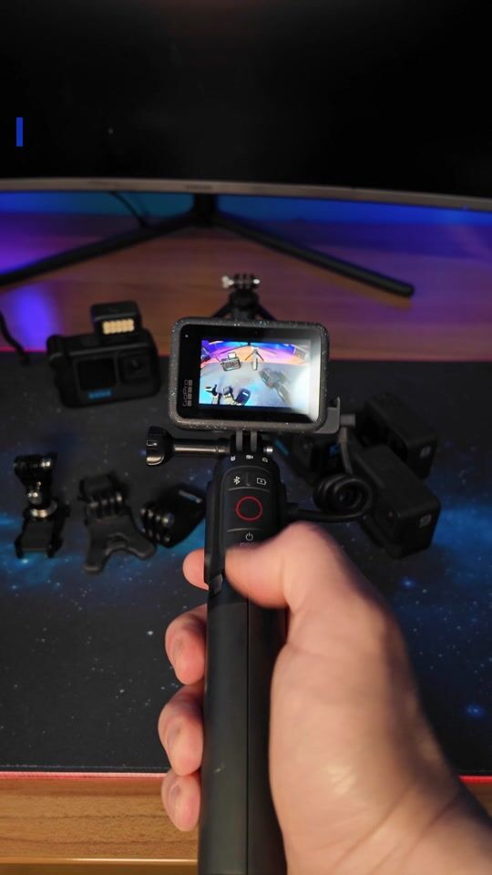 Baston selfie GoPro Volta pentru camerele de acțiune GoPro Hero 9 / 10 / 11 / 12
