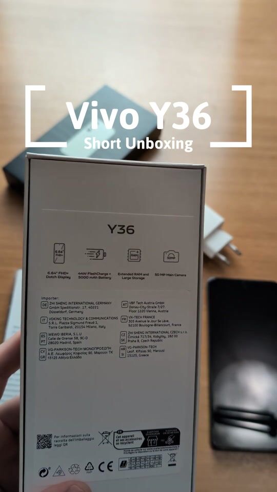 Vivo Y36 | Deschiderea cutiei pentru dispozitivul bugetar Vivo!