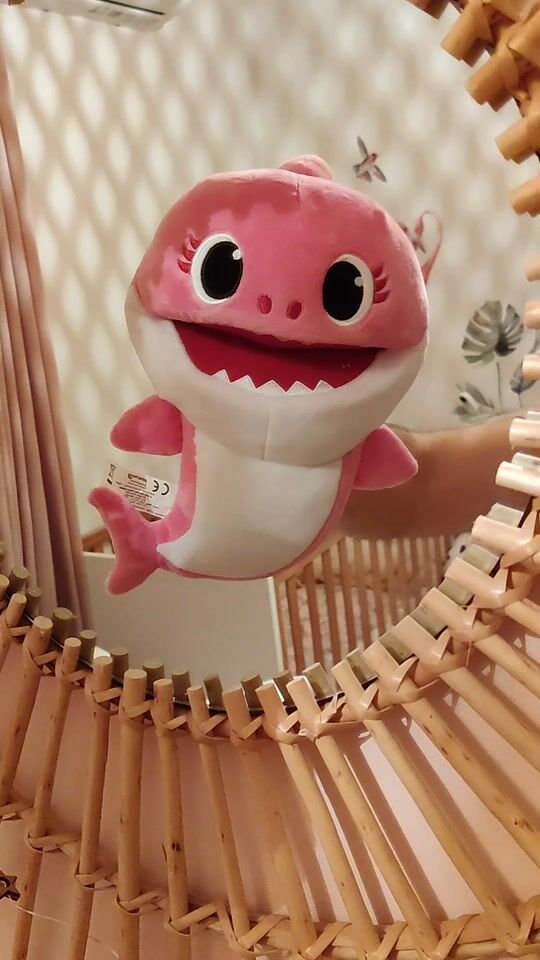 Baby Shark Musikhandschuh-Puppe, die unsere kleinen Freunde begeistert