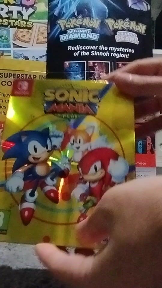 Sonic Mania Plus Switch Unboxing