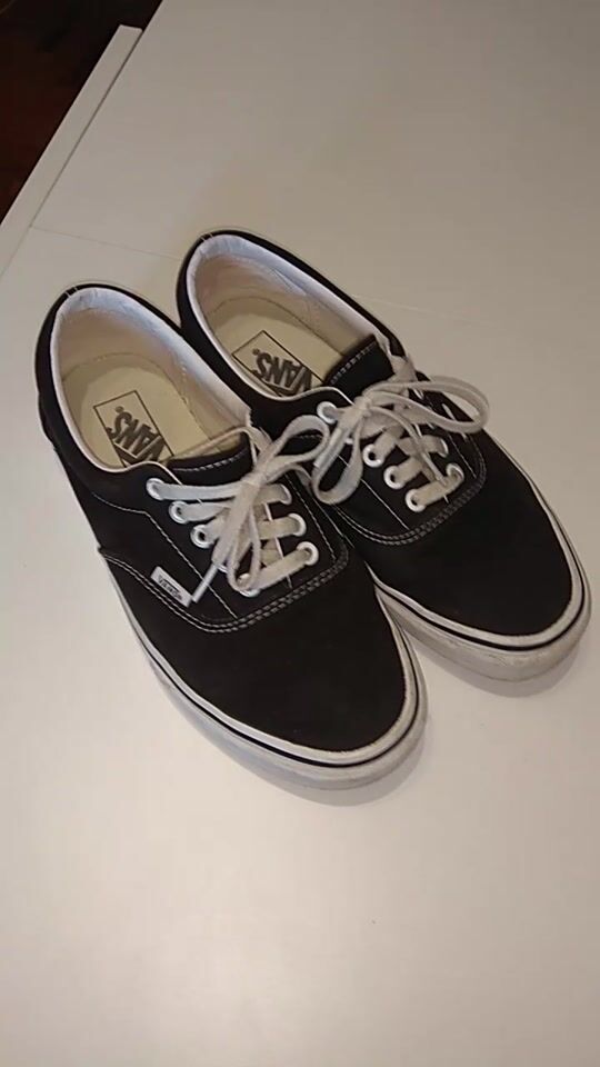 Damen Vans Era schwarze Sneaker