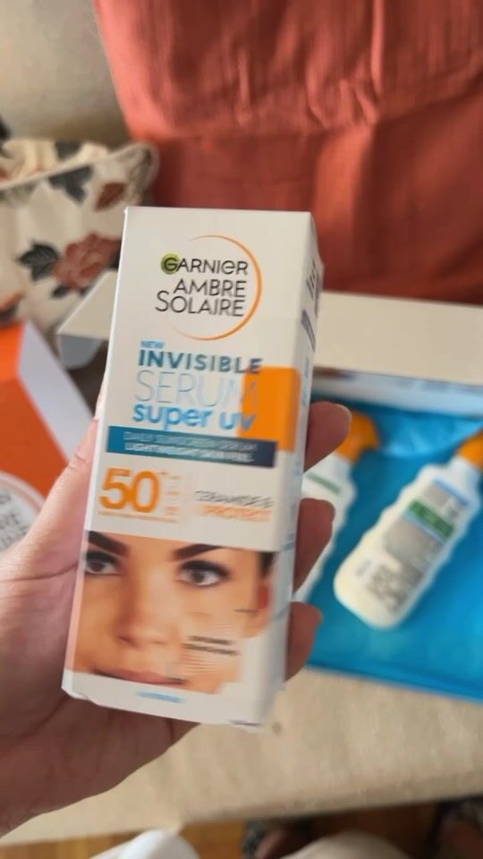 Unboxing my new sunscreens from Garnier Ambre Solaire
