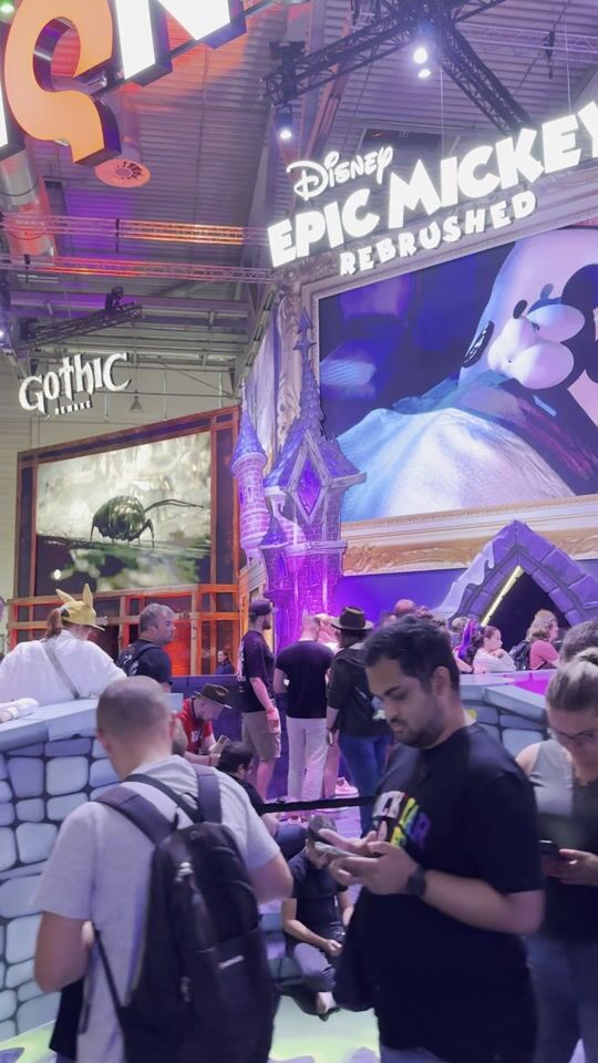 Gamescom 2024: THQ Nordic's booth with Epic Mickey and more