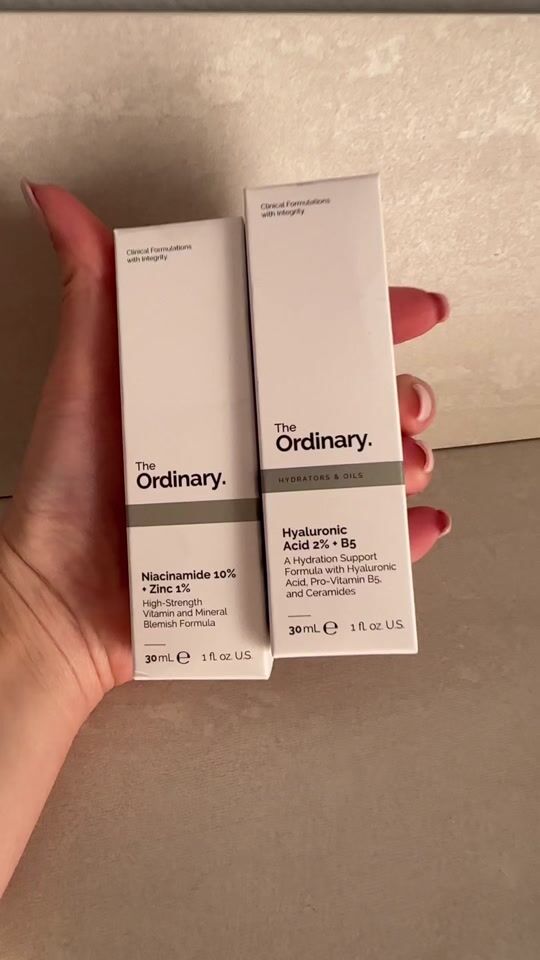 Unboxing viral products from The Ordinary.