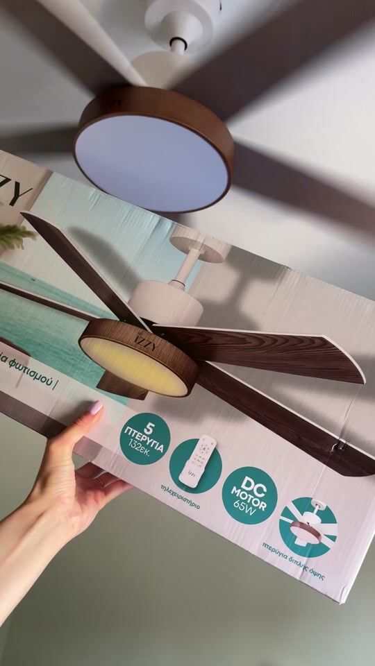 New ceiling fan from Izzy, silent and modern ?