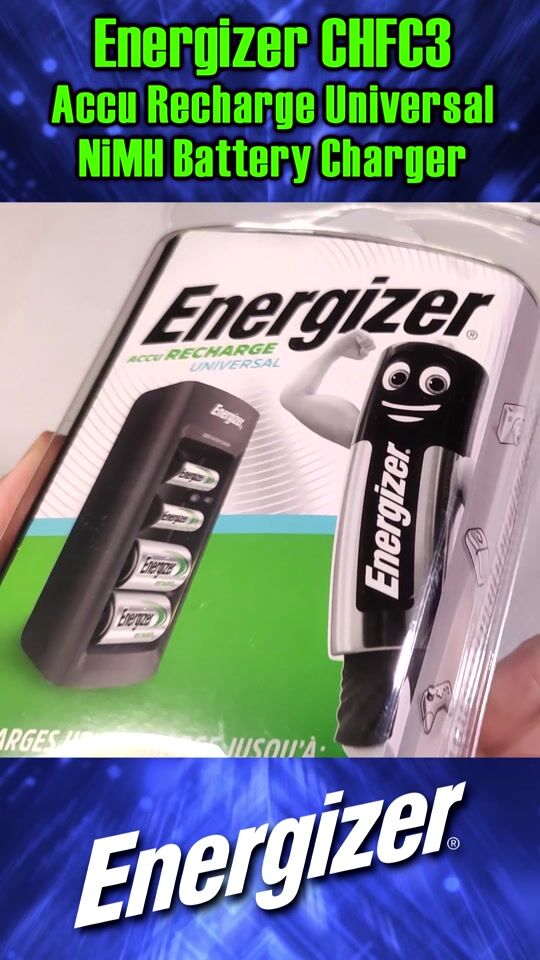 Auspacken und Testen des Energizer Batterieladegeräts für AAA, AA, C, D, 9V Batterien