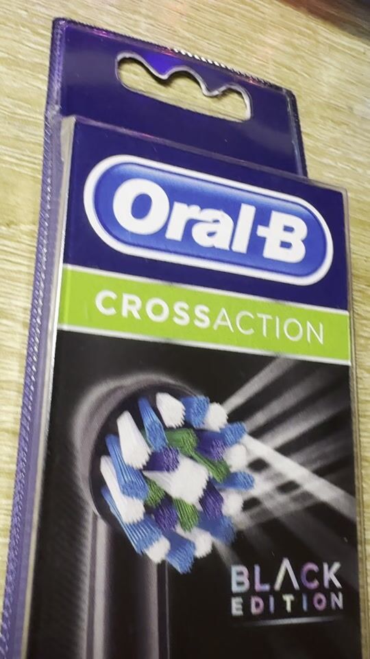Review for Oral-B Cross Action Black Edition Replacement Heads for Electric Toothbrush 4pcs
