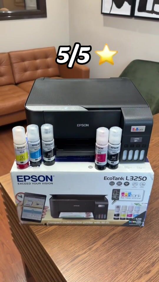 Quick Setup Epson EcoTank L3250 Color Inkjet All-in-One ?