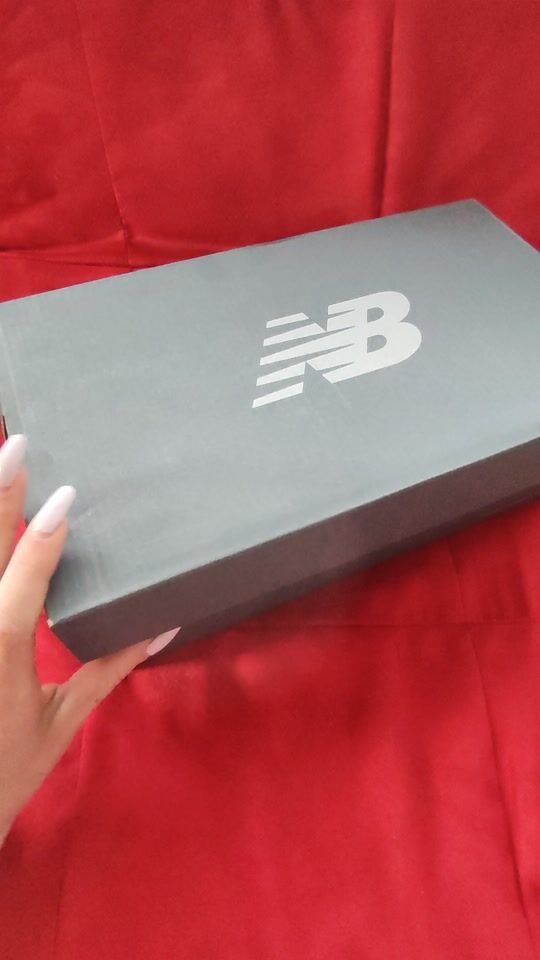 Unboxing new balance sneakers 