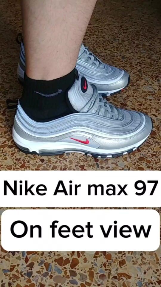 Nike Air Max 97 OG - vedere de sus pe picioare!