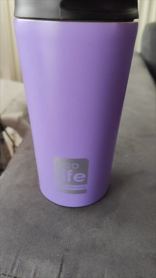 Αξιολόγηση για Ecolife Coffee Cup Ποτήρι Θερμός σε Μωβ χρώμα 0.37lt