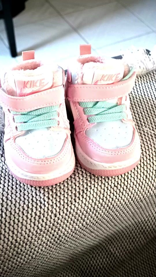 Nike Kinder Sneakers Court Borough Weiß / Pink Schaum