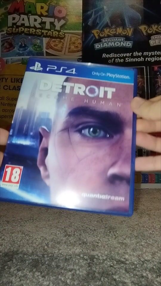 Detroit Become Human PlayStation 4 Spiel Auspacken