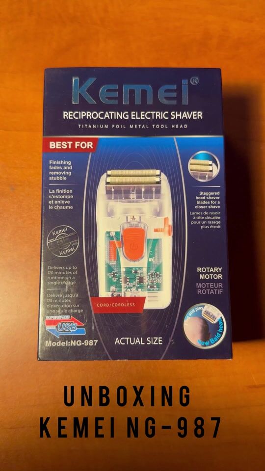 Very affordable shaver with a very nice design and a close shave