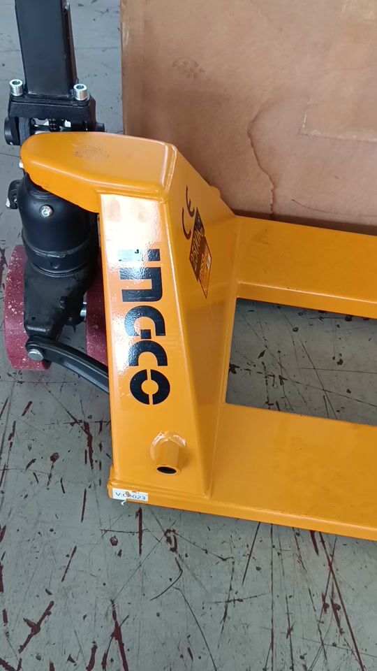 Ingco Pallet Truck for Load Weight up to 2.5t in Yellow Color