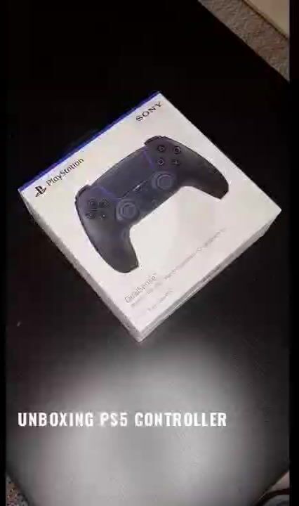 Unboxing PS5 Wireless Controller Schwarz