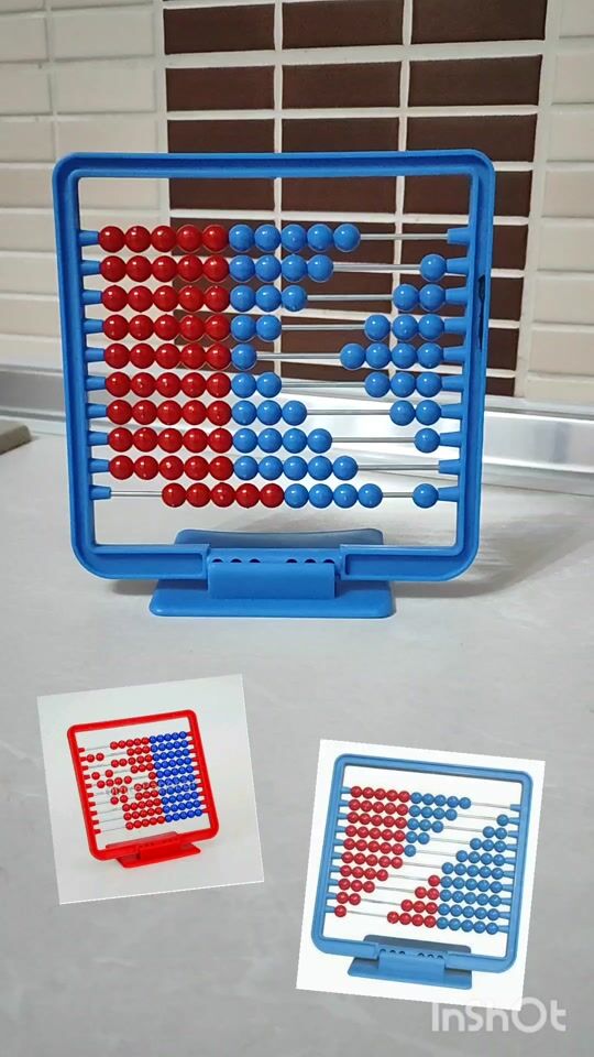 Jucărie educativă cu abac pentru numărare Luna pentru copii de 3+ ani